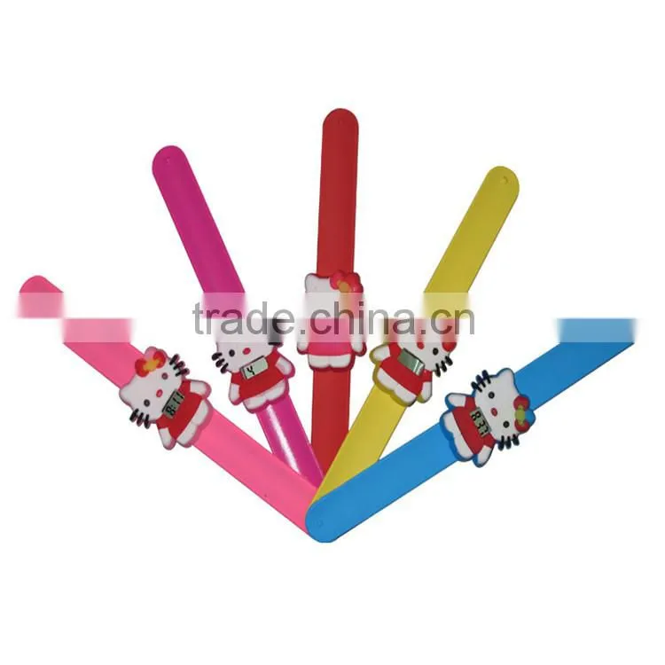 hello kitty silicone slap watches