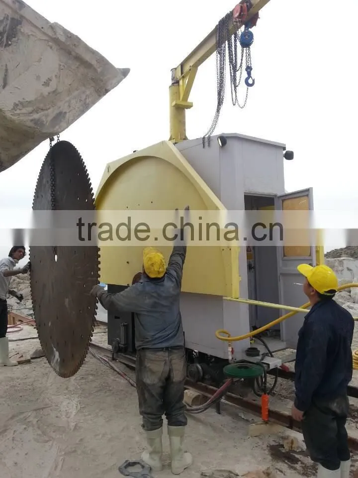 Stone cutting machine, block machine, mining machinery