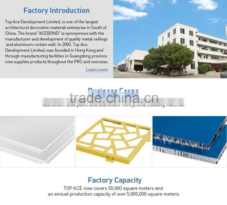 solid aluminum curtain wall for iron and rod building constructions