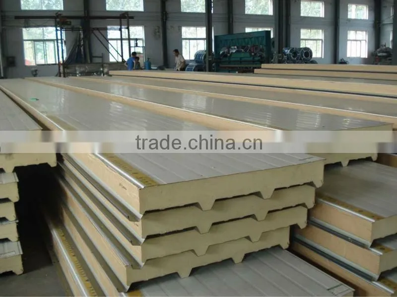 B.R.D Easy installation PU sandwich panel roof panel