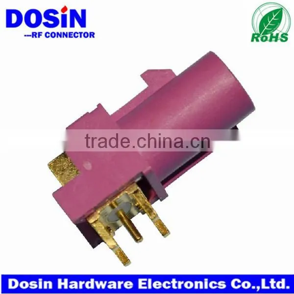 Smb right angle pcb fakra connectors