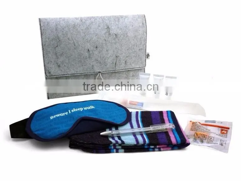 Airline Travel Kit Bag customized logo