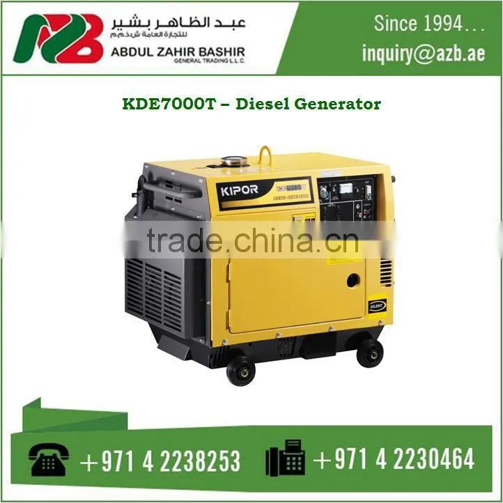 KDE7000T KIPOR SUPER SILENT DIESEL GENERATOR