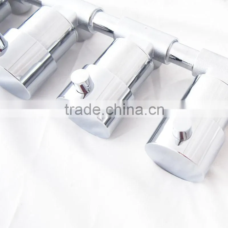 Hotel use in-wall thermostatic shower diverter valve with 4 outlet