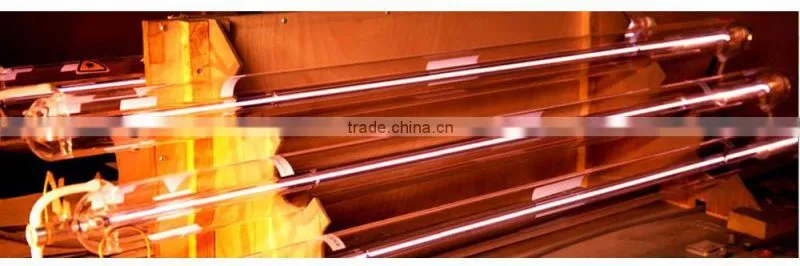 US Stock-60W CO2 Glass Laser Tube (1250mm Length, 65mm Diameter), Water Cooling for CO2 Laser Engraving Cutter