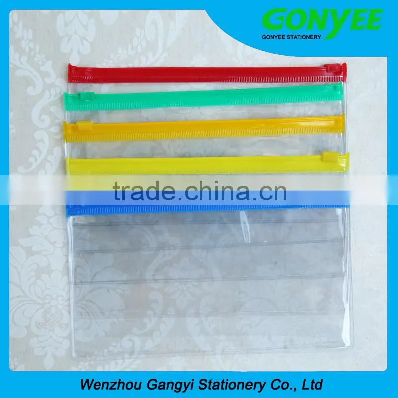 high quality tuff extra strong PVC zip lock bag, document bag, waterproof pen bag
