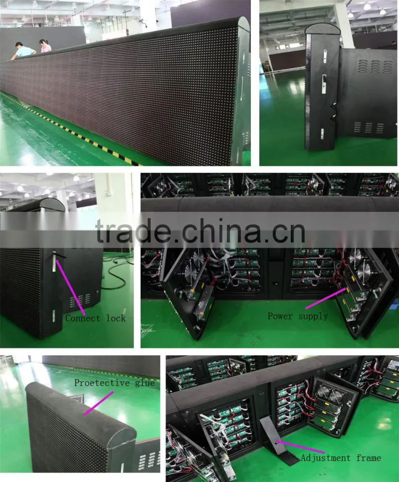 Good quality giant stadium advertising perimeter led screen display led billboard