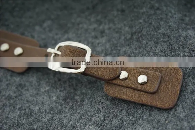 PU leather toggle decorative button for skirt