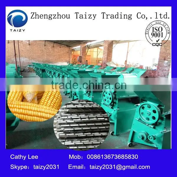 New type corn skin peeler thresher