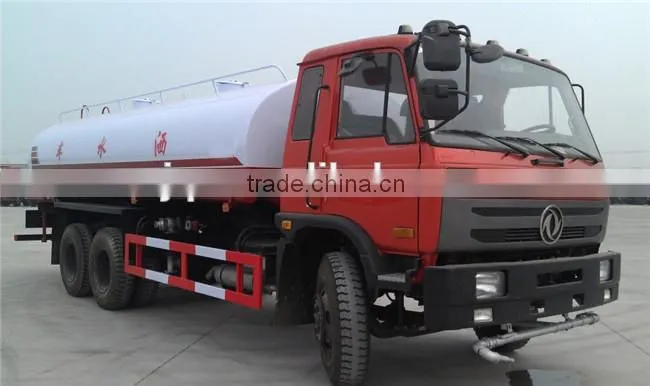 Water truck 6*4 water tank truck dongfeng for sale abroad