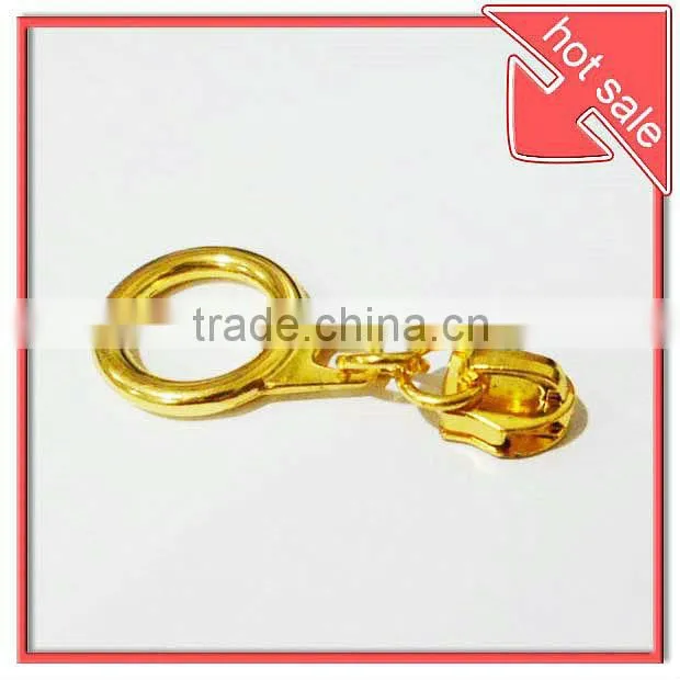 metal zipper pulls, zipper slider with ring