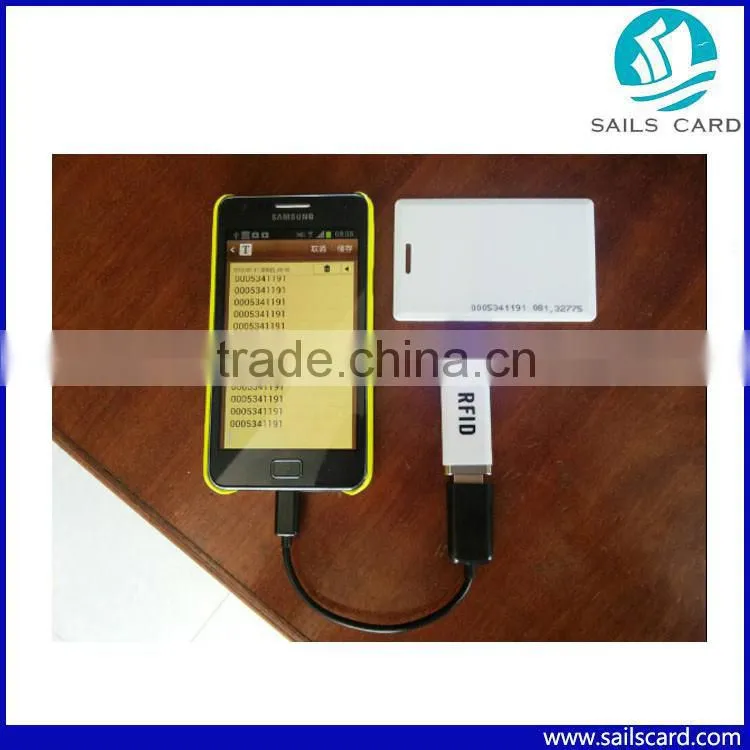 USB RFID Contactless IC reader with sample ic cards