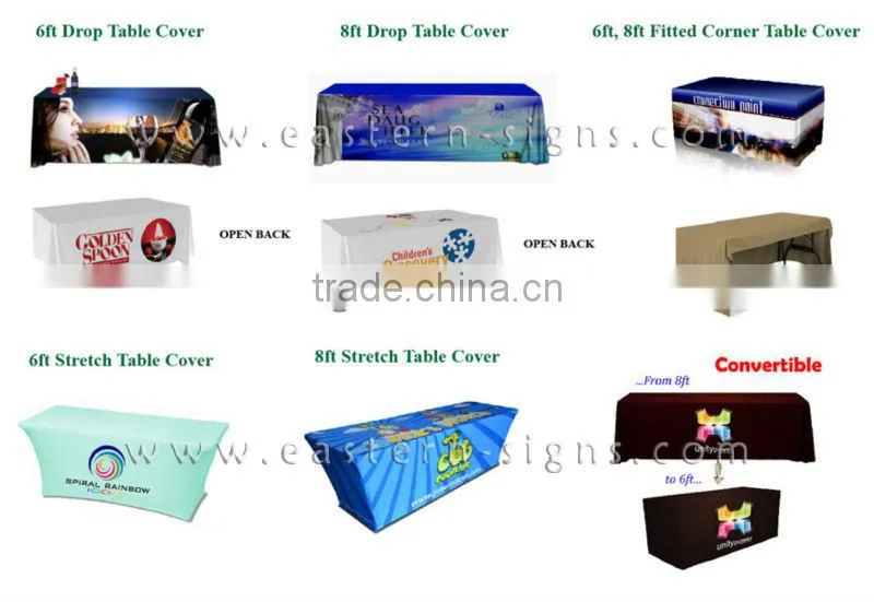 High Cocktail Round Table Overlay for Wedding