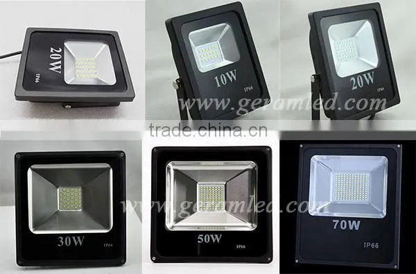 High Quality CE ROHS COB SMD Outdoor IP65 IP66 10W 20W 30W 50W 70W 100W 150W LED Floodlight