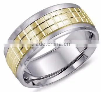 Classic style Titanium Ring hammer surface cobalt men ring Jewelry factory price