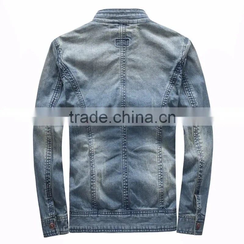 Yingzhong Garment oem design men jeans coat oversized kimono jackets