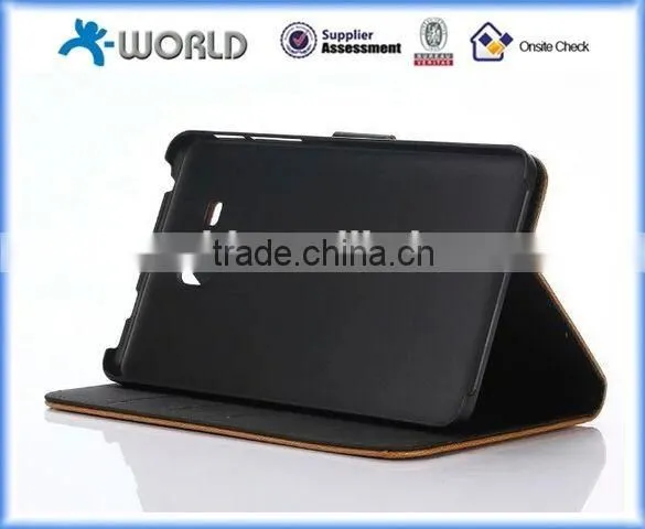 Retro Leather Case for Samsung Galaxy Tab A 7.0 (T280) with 3 Card Slot and Bill Slot