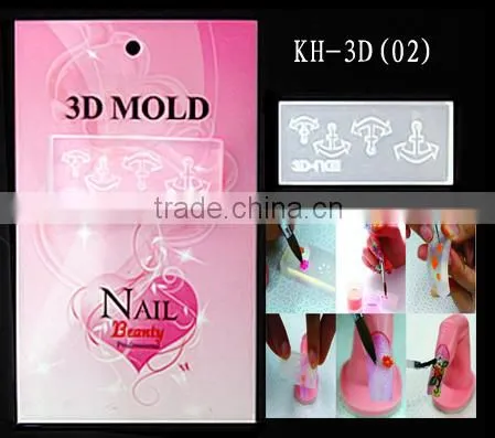 2014 new design 3d nail mold for nail art 3D mold-19-36