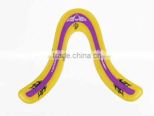 Outdoor promotion kids boomerang frisbee set