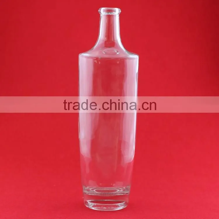 Good quality printing flower bottles fancy wildesd turkeyleg bottles 700ml empty liqueur bottles