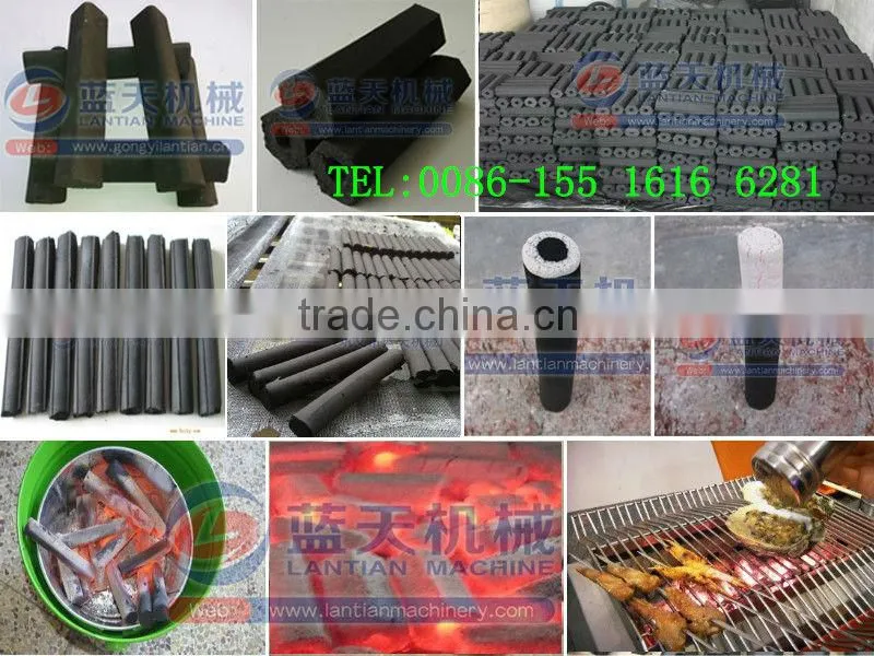 Good quality factory sale silver charcoal making machine
