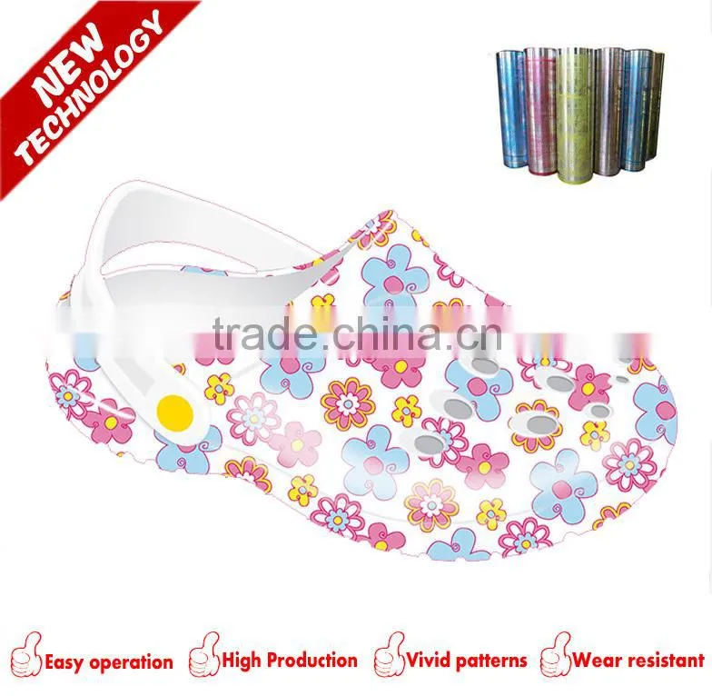 CPP soles print transferred film for slipper