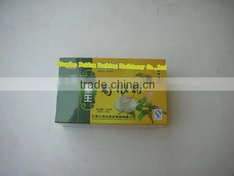 Tea box cellophane wrapping packaging machine