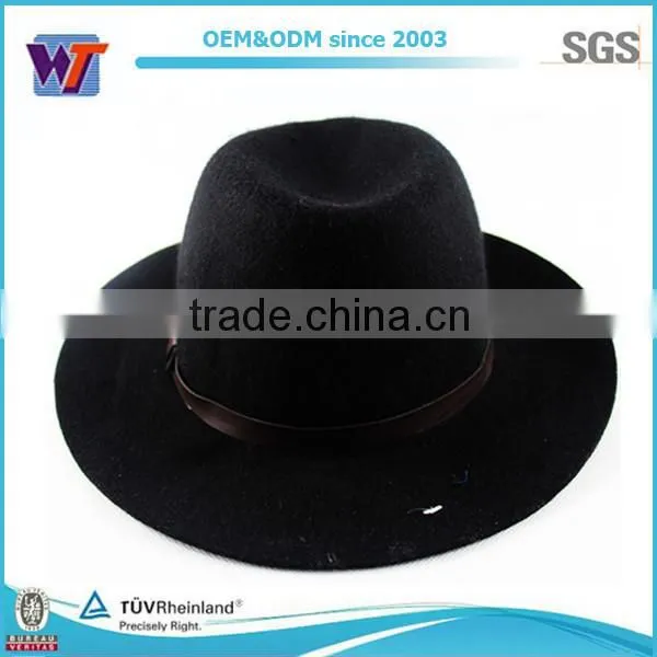 Elegant Wool Felt Fedora hat Wholesale for lady china supplier