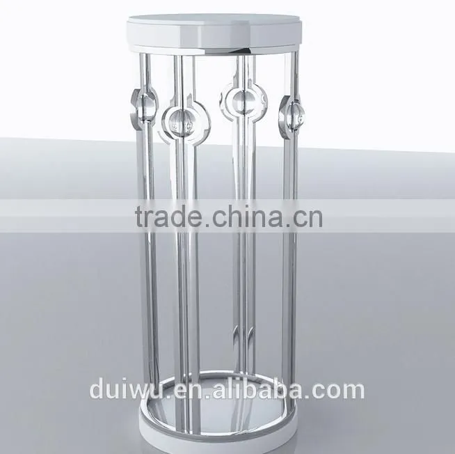 High quality eurpean style brushed golden stainless steel side tables