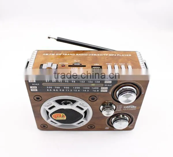 2016 HOT SALE solar panel battery powered AM/FM Radio