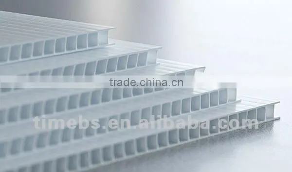PP corrugated plastic flooring sheet