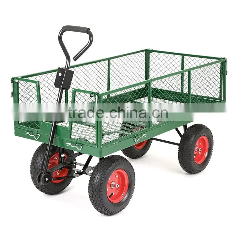 Heavy Duty Garden Mesh Cart / Trolley - 250kg Capacity