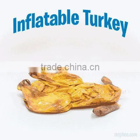 Custom plastic inflatable turkey for festival display thanskgiving decorations