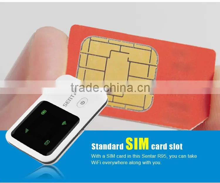 Original Unlock LTE FDD 150Mbps Sentar R95 Portable 4G LTE Wireless Router