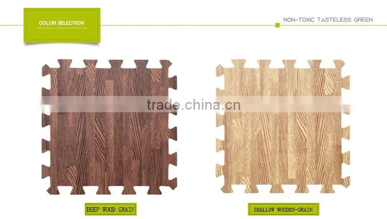 hardwood floor eva foam jigsaw/puzzle wall tile