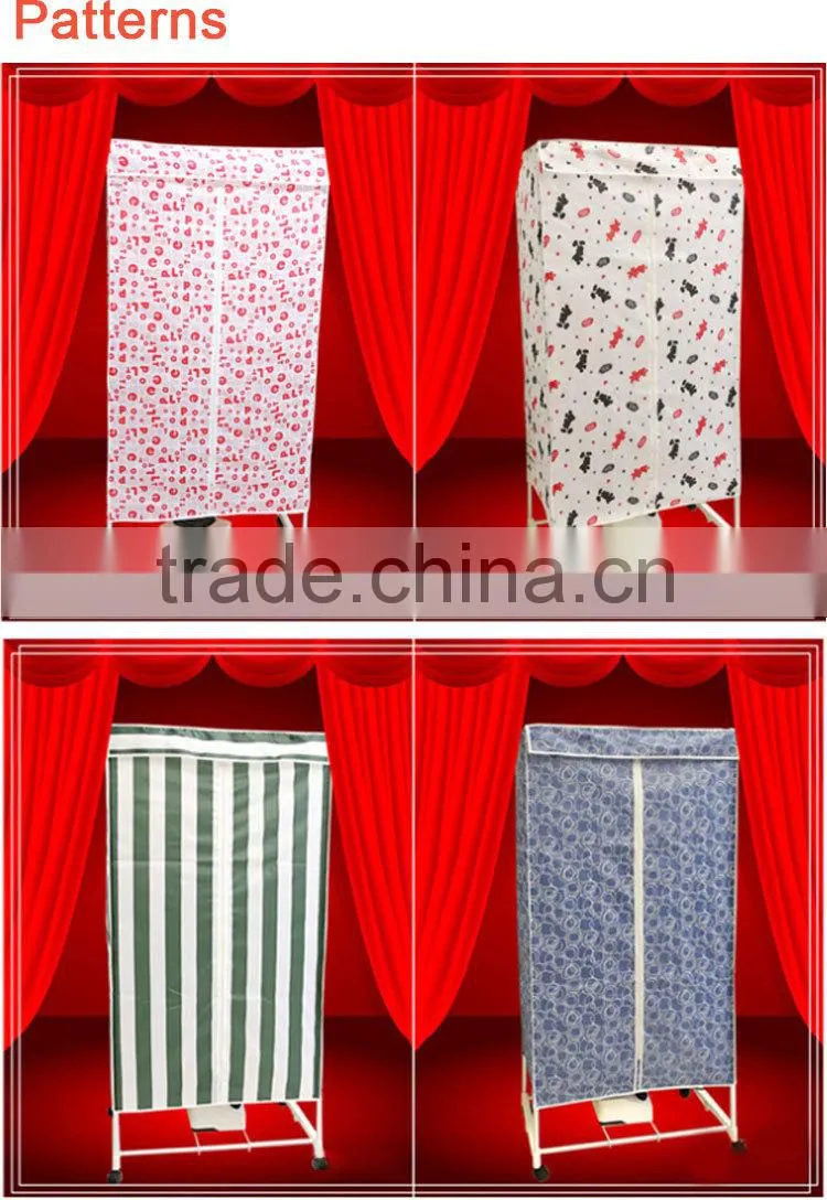 Electric heated clothes dryer