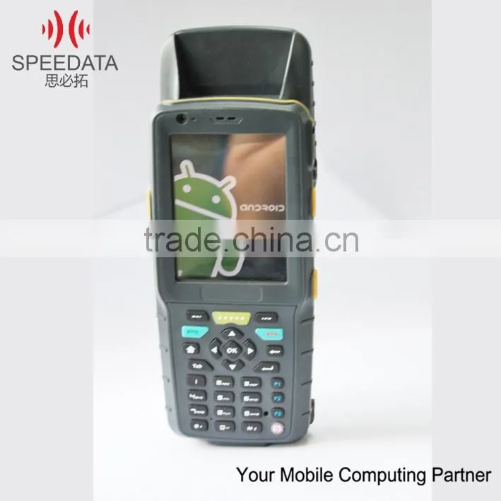3.5inch display industrial touch screen handheld pda barcode scanner rfid pos terminal