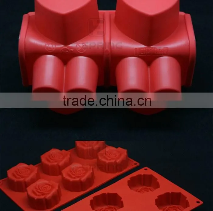 8 Cavity Silicone DIY Molds for Handmade Soap Cake Pudding