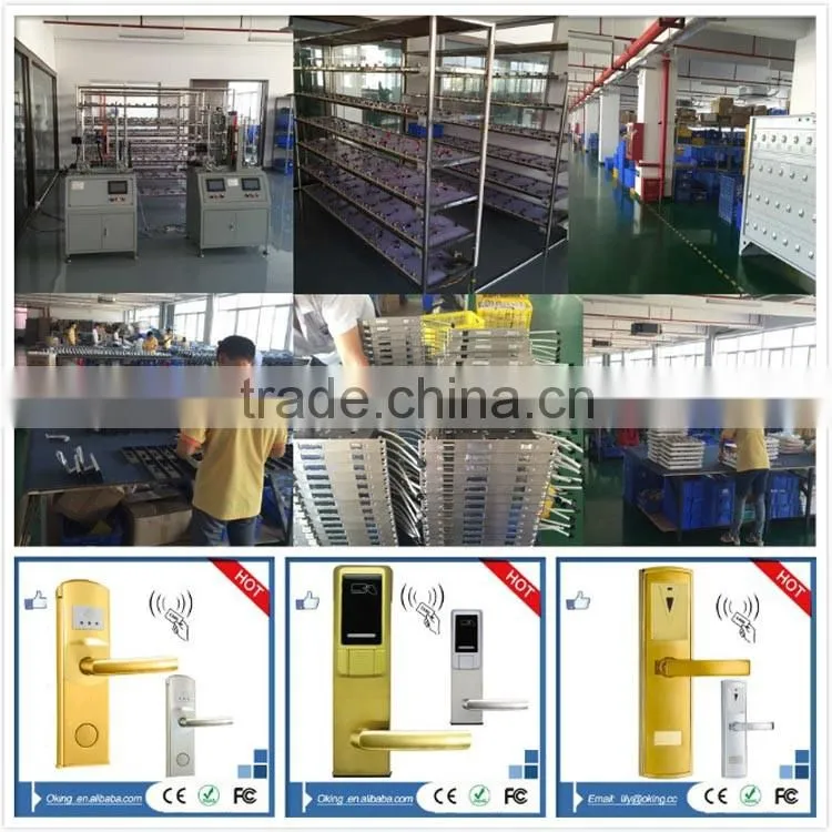 New design zinc alloy fingerprint door lock