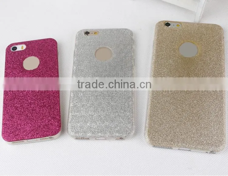 Glitter And Colorful Printing Phone Case For iPhone 6 TPU Case.