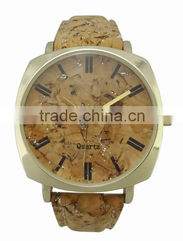 Natural Wooden Watch With High Quality And Fast Delivery Time,Custom Logo Watch pu leather strap