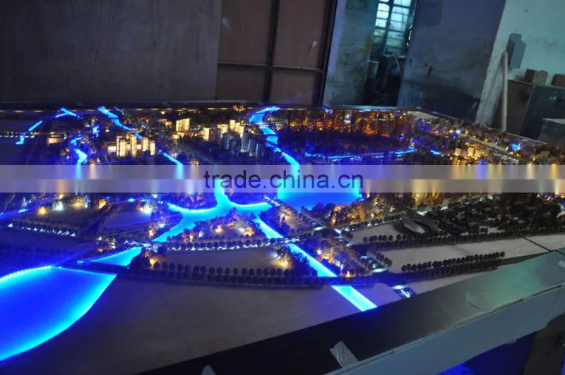 Wooden building model