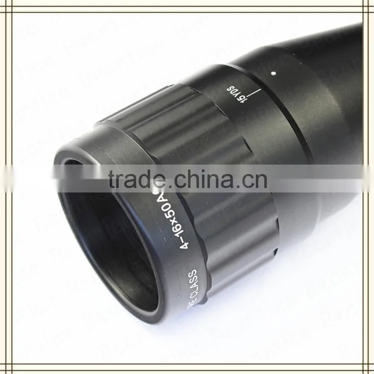 4-16x50 Best outdoor hunting rifle scope mounted with spotlight/lights for hunting airsoft