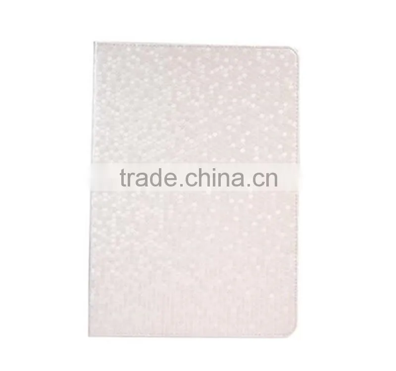Diamond pattern PU leather case for ipad air, for ipad pro case