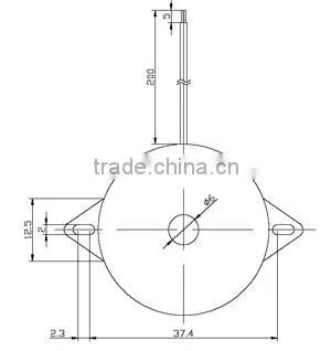 34mm car piezo buzzer
