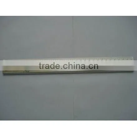 High quality transparent 30cm unfolding plastic ruler for school and office