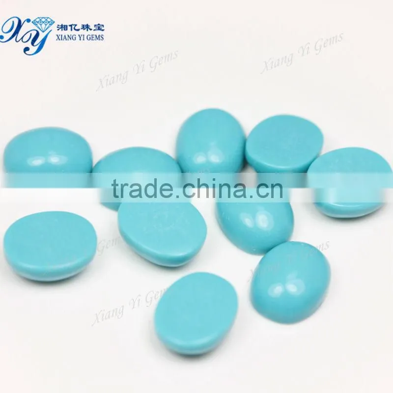 10x12mm kawaii cabochons prices turquoise stone beads oval shape bulk turquoise stone