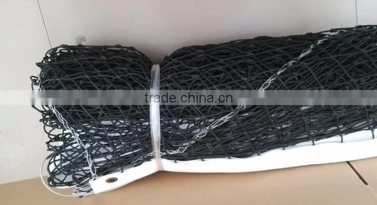 High Quality PE polytene 2.5mm Tennis Nets professional Tennis Net polyethylene tennis blocking