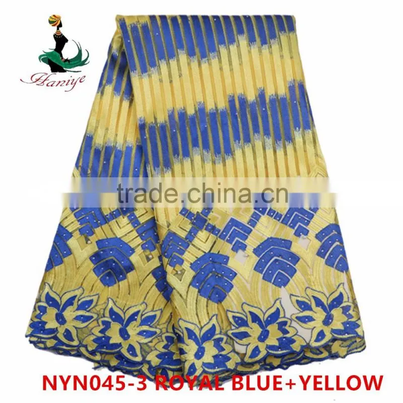 2016 Haniye african tulle lace fabric african tulle, lace fabric price/NYN45