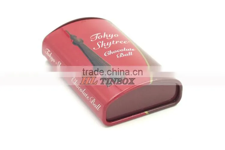 Special Shape Candy Chocolate Tin Can with Hinged